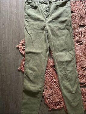 Green Free People Jeans